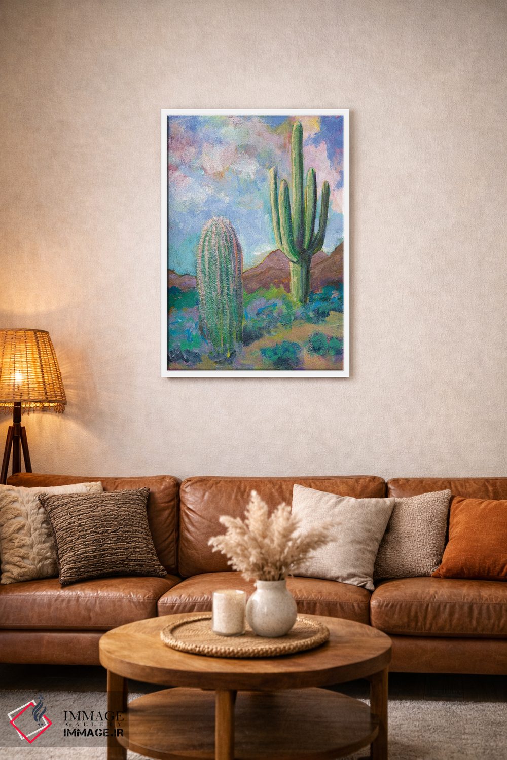 تابلو دکوراتیو روح کاکتوس اثر لیزا باترز - D2W