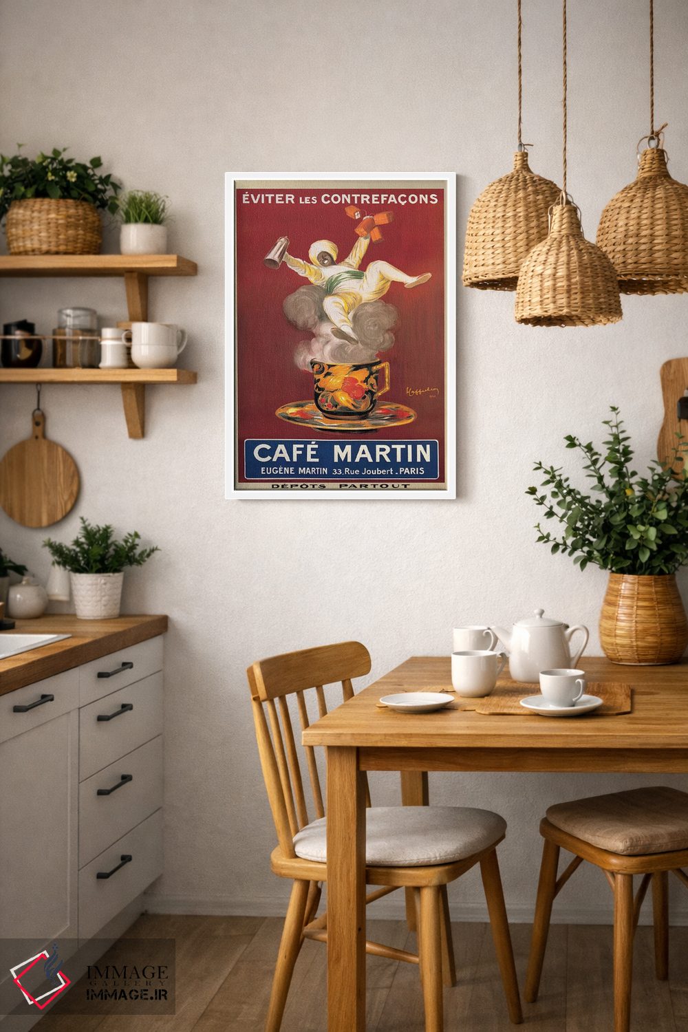 تابلو دکوراتیو کافه مارتین، ۱۹۲۱ اثر لئونتو کاپیلو - D2W