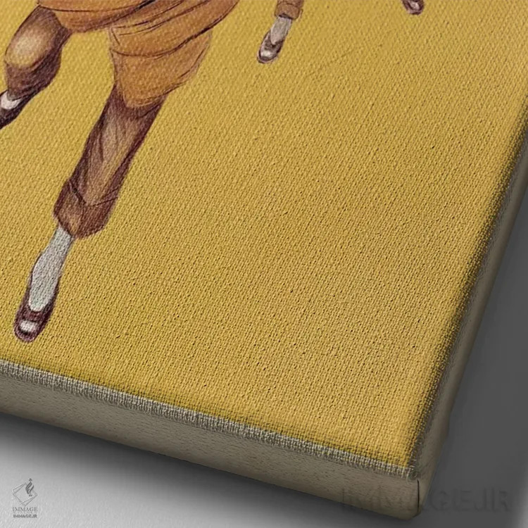 تابلو دکوراتیو چتر رول، ۱۹۲۲ اثر لئونتو کاپیلو - نمای نزدیک بافت بوم