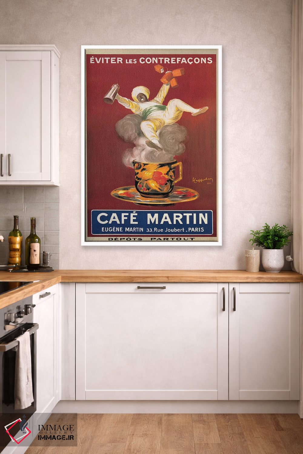 تابلو دکوراتیو کافه مارتین، ۱۹۲۱ اثر لئونتو کاپیلو - D3W