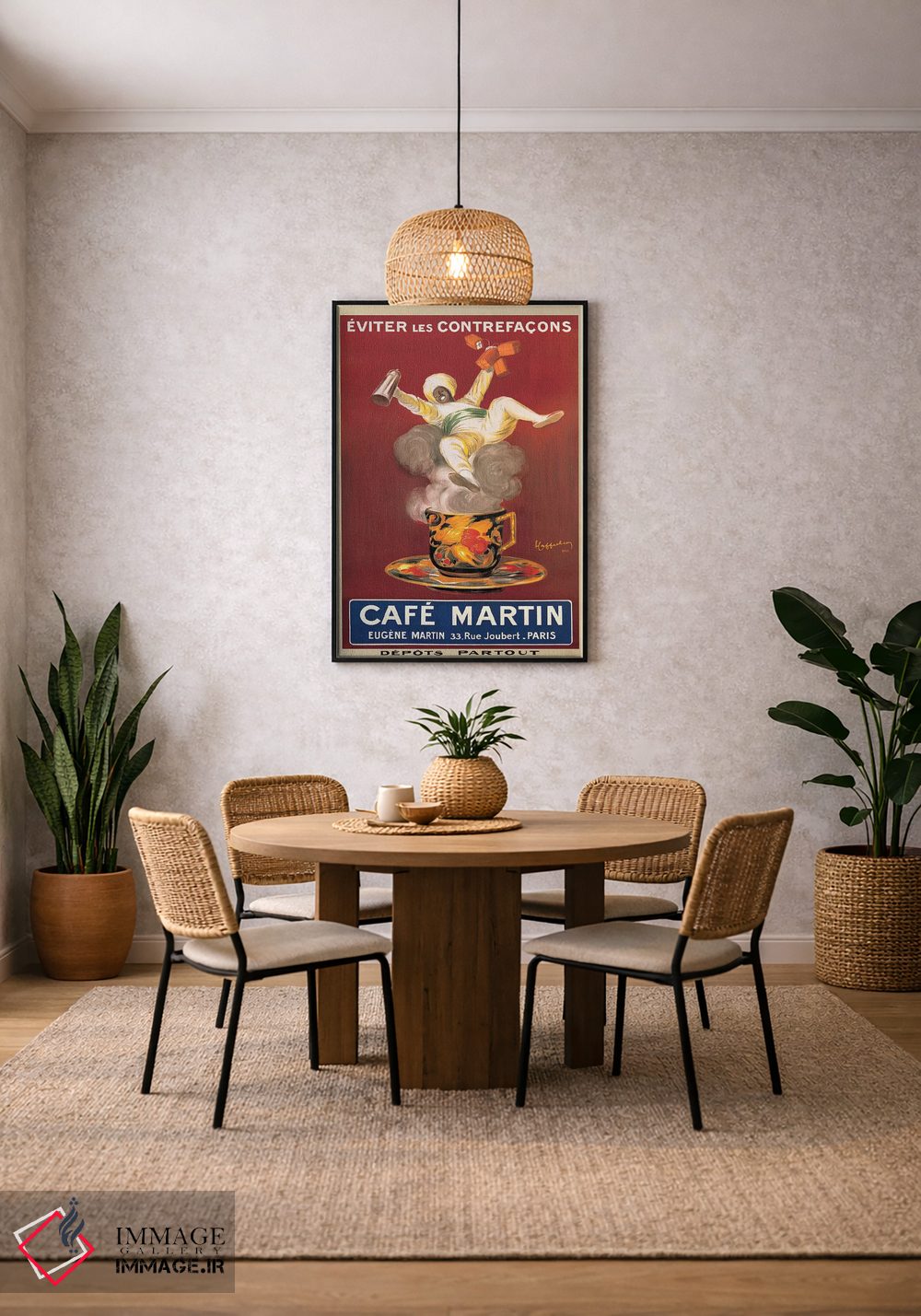 تابلو دکوراتیو کافه مارتین، ۱۹۲۱ اثر لئونتو کاپیلو - D4B