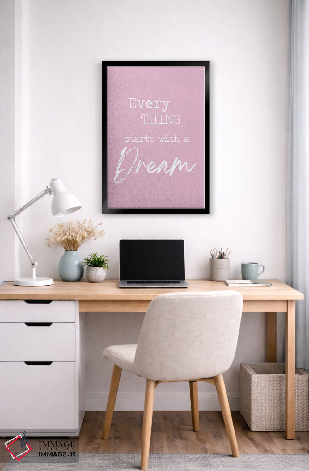 تابلو مدرن همه چیز با یک رویا آغاز می شود اثر لولا بیژو و کمپانی - D6B