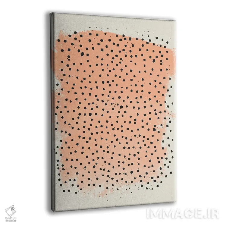 تابلو مینیمال حس خوب هلو اثر لوکا شپرد - نمای پرسپکتیو محصول