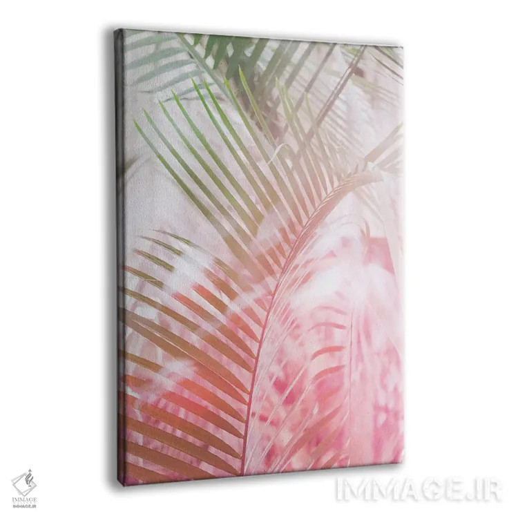 تابلو دکوراتیو برگ های گرمسیری I اثر لینان کولیگان - نمای پرسپکتیو محصول