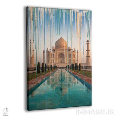 تابلو دکوراتیو آرمان گرا با سرمایه اثر فایو بای فایو کالکتیو - نمای پرسپکتیو محصول