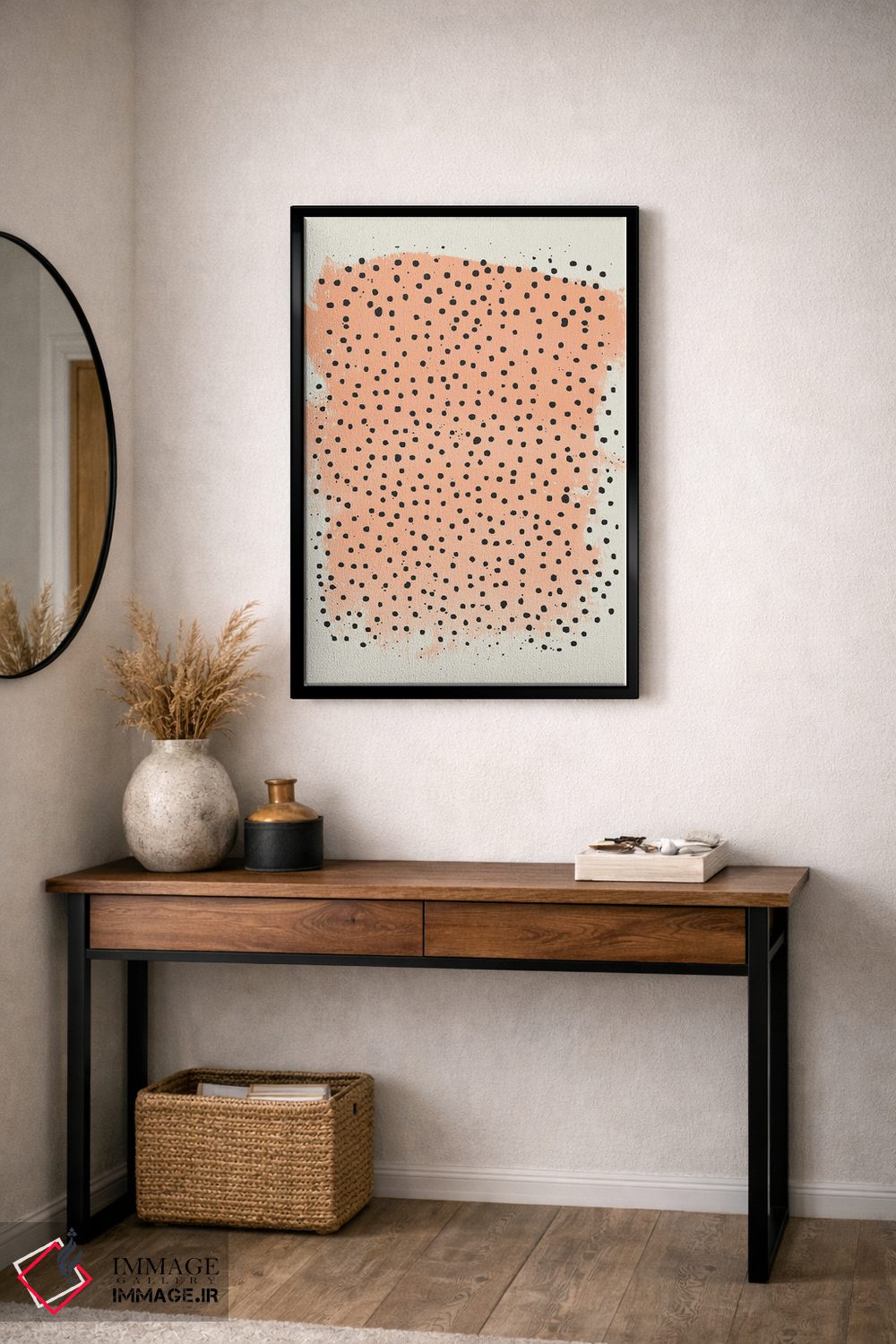 تابلو مینیمال حس خوب هلو اثر لوکا شپرد - D3B