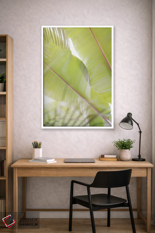 تابلو دکوراتیو برگ های نخل II اثر لینان کولیگان - D1W