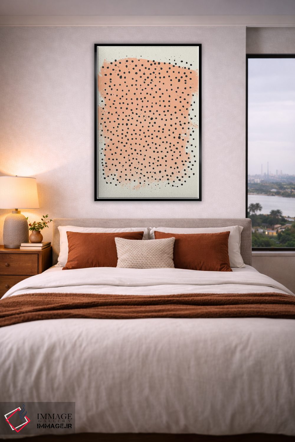 تابلو مینیمال حس خوب هلو اثر لوکا شپرد - D4B