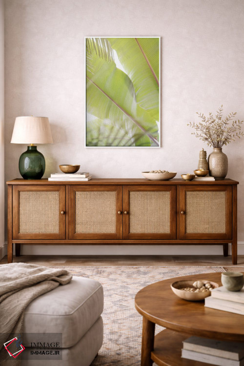 تابلو دکوراتیو برگ های نخل II اثر لینان کولیگان - D3W
