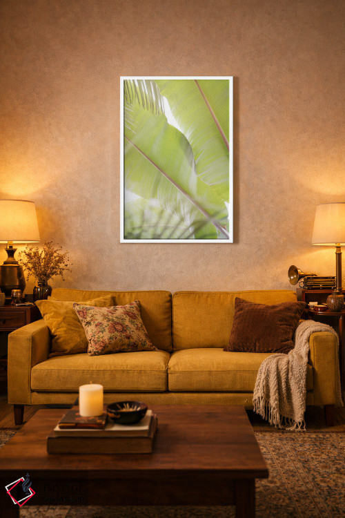 تابلو دکوراتیو برگ های نخل II اثر لینان کولیگان - D2W