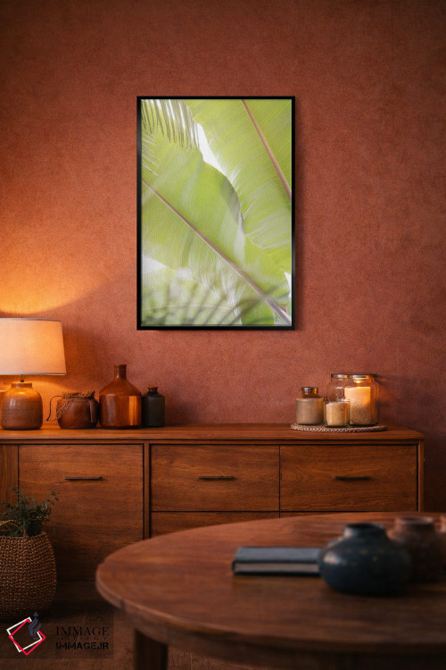 تابلو دکوراتیو برگ های نخل II اثر لینان کولیگان - D5B