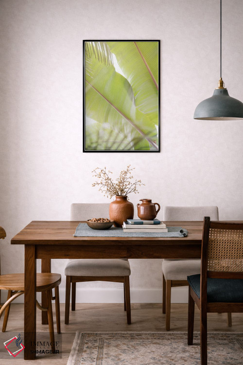 تابلو دکوراتیو برگ های نخل II اثر لینان کولیگان - D6B