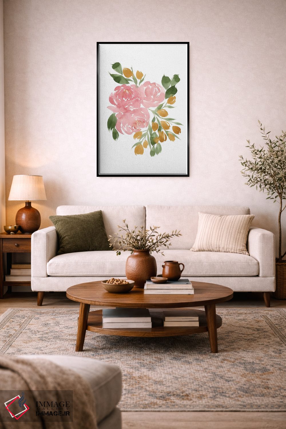 تابلو دکوراتیو باغ آملیا II اثر لوسیل پرایس - D4B