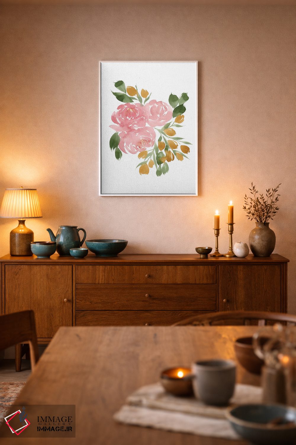 تابلو دکوراتیو باغ آملیا II اثر لوسیل پرایس - D6W