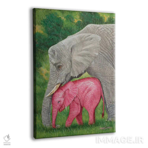 تابلو دکوراتیو باران بهاری اثر لورا کرتین - نمای پرسپکتیو محصول