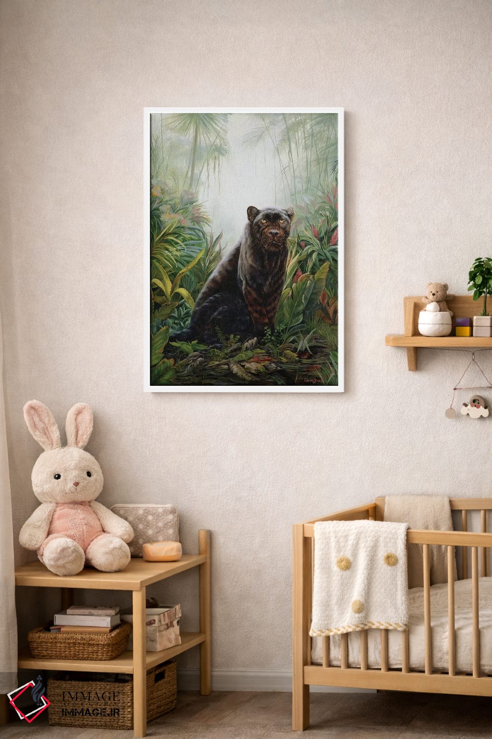 تابلو دکوراتیو سایه جنگل اثر لورا کرتین - D3W