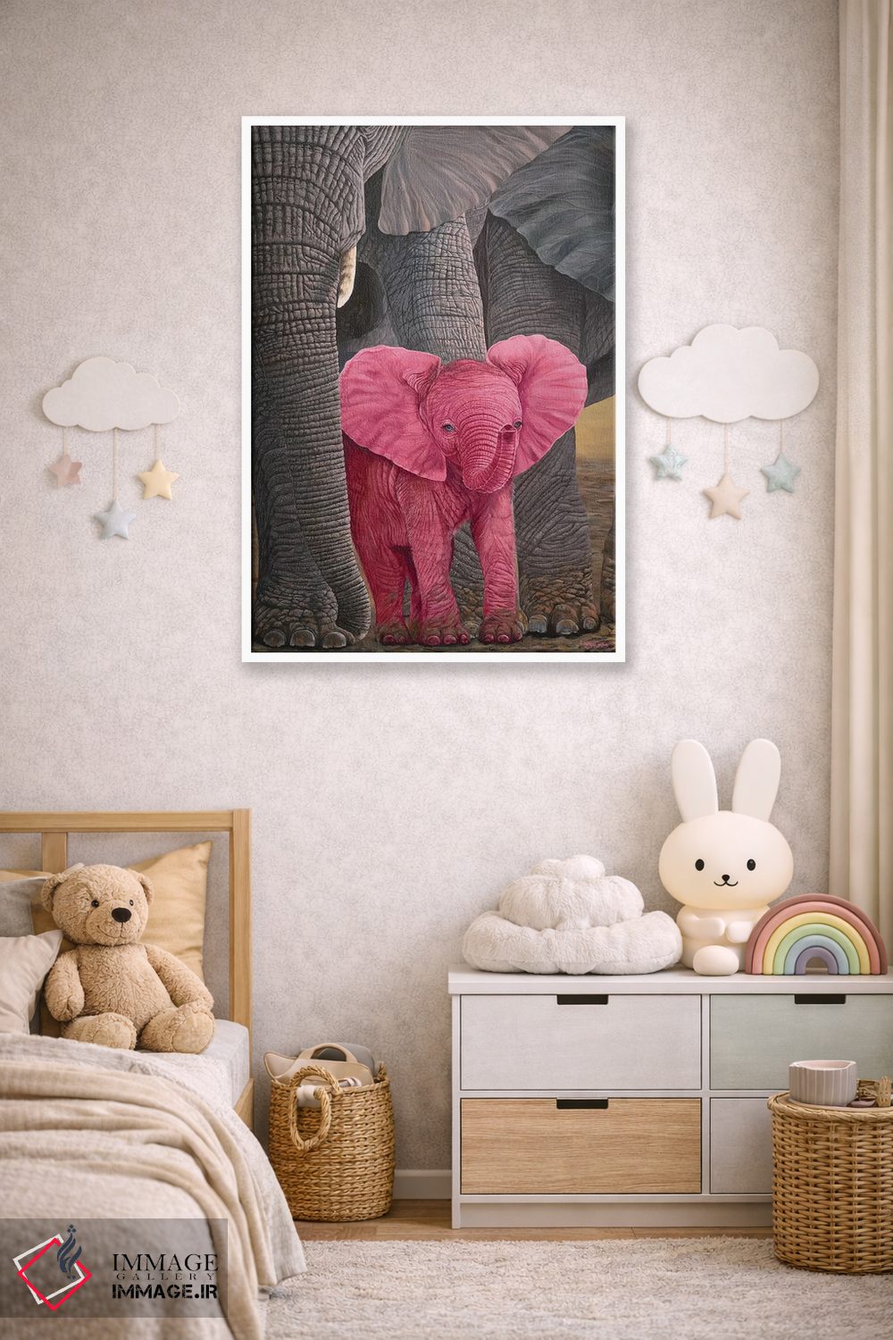 تابلو دکوراتیو شگفتی اثر لورا کرتین - D4W