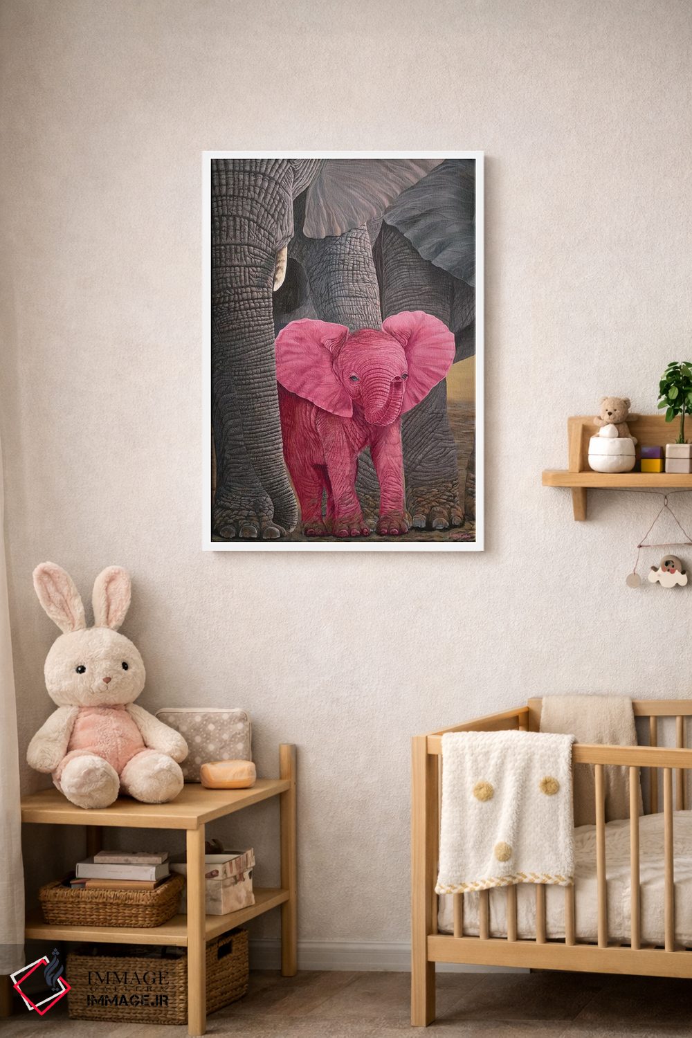 تابلو دکوراتیو شگفتی اثر لورا کرتین - D3W