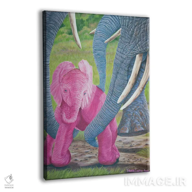 تابلو دکوراتیو عشق ما را بالا می برد اثر لورا کرتین - نمای پرسپکتیو محصول