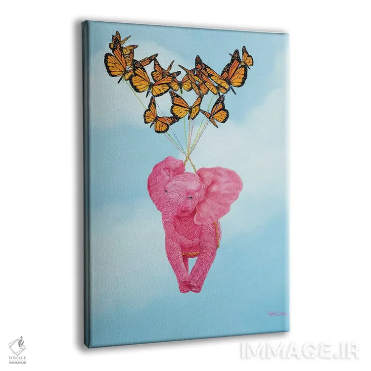 تابلو دکوراتیو با خود برده شدن اثر لورا کرتین - نمای پرسپکتیو محصول