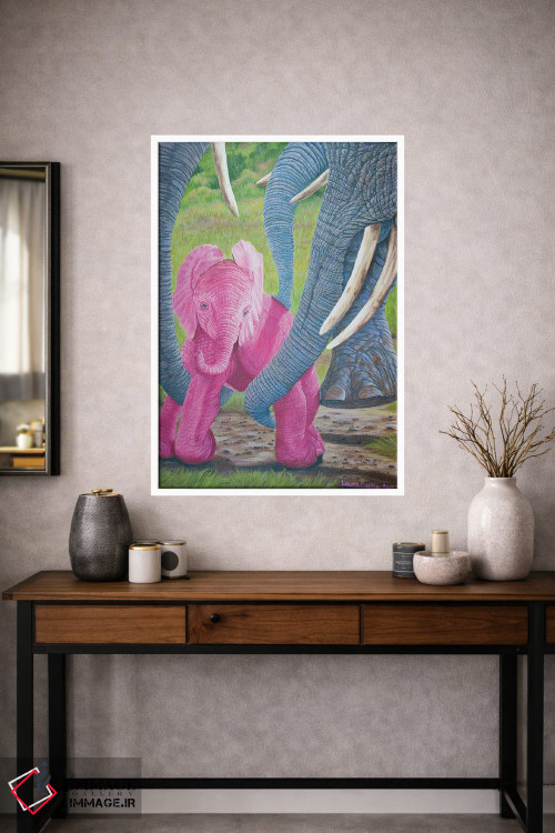 تابلو دکوراتیو عشق ما را بالا می برد اثر لورا کرتین - D1W