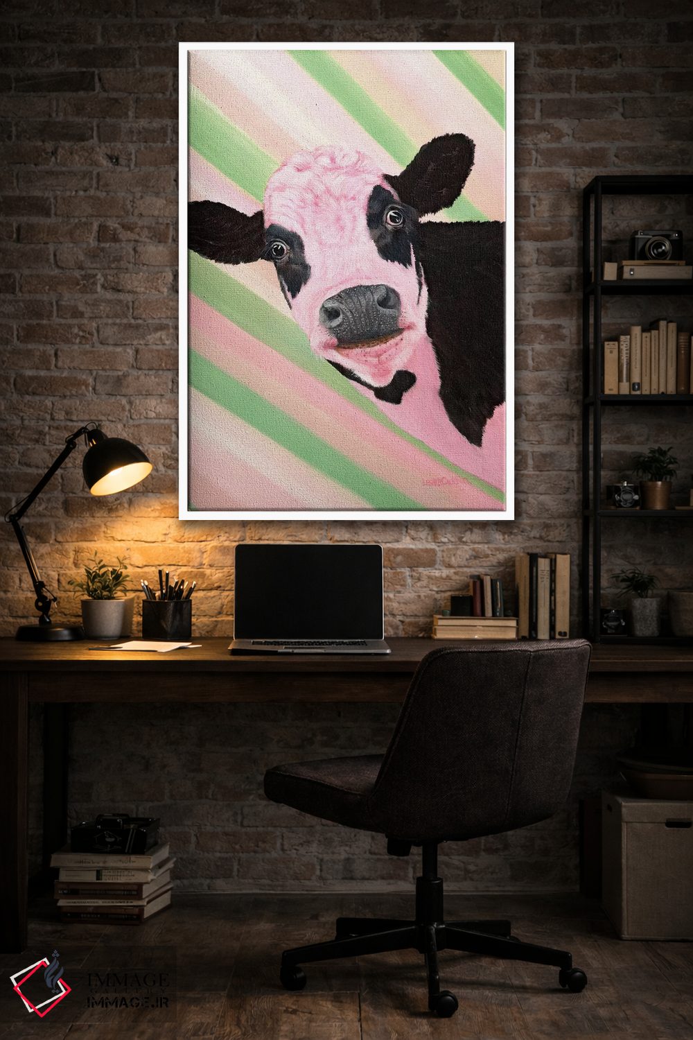 تابلو دکوراتیو نخود شیرین اثر لورا کرتین - D4W