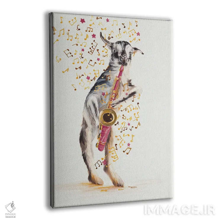 تابلو دکوراتیو ساکسی اثر لورا کرتین - نمای پرسپکتیو محصول