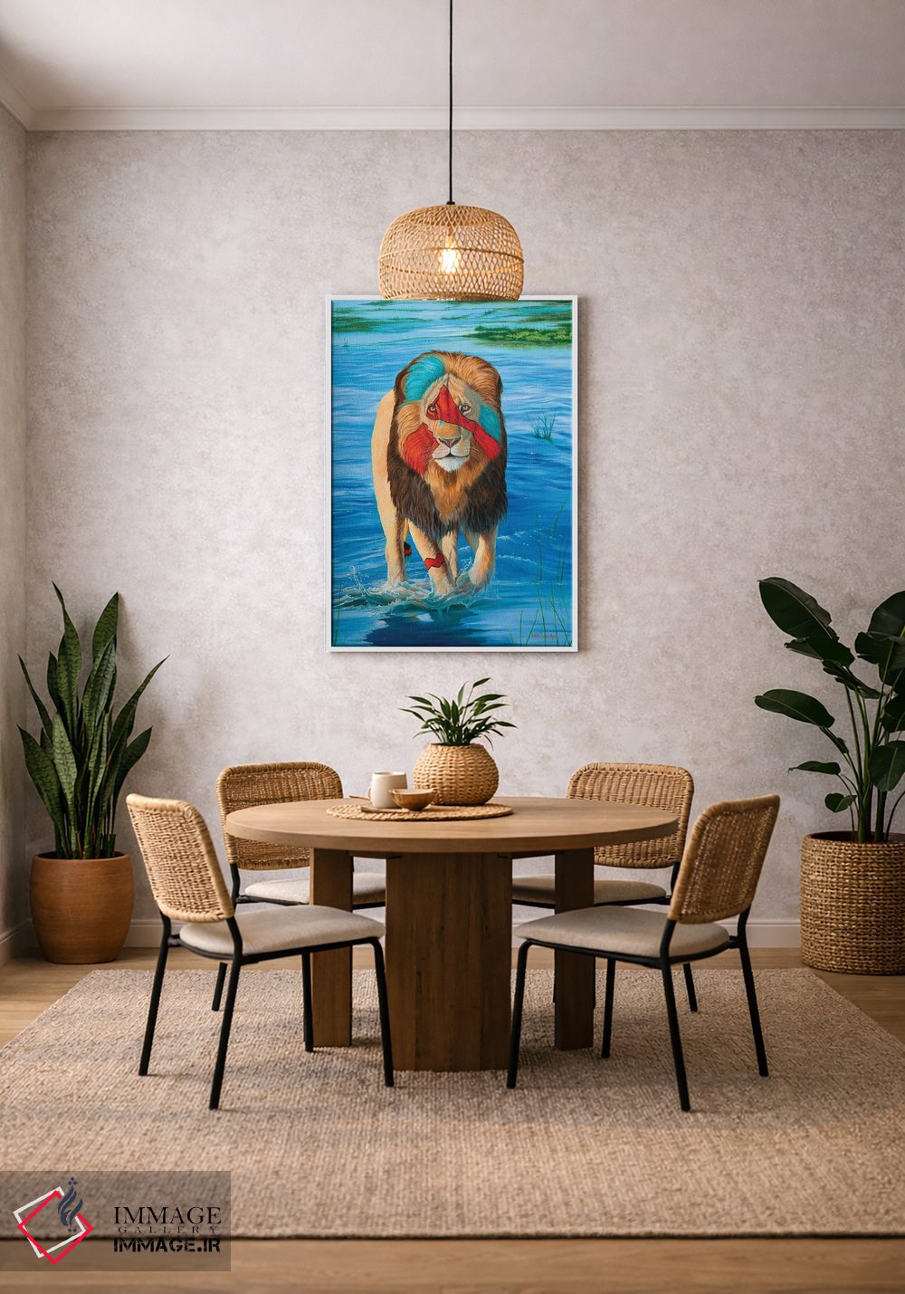 تابلو دکوراتیو رنگ غرور اثر لورا کرتین - D1W