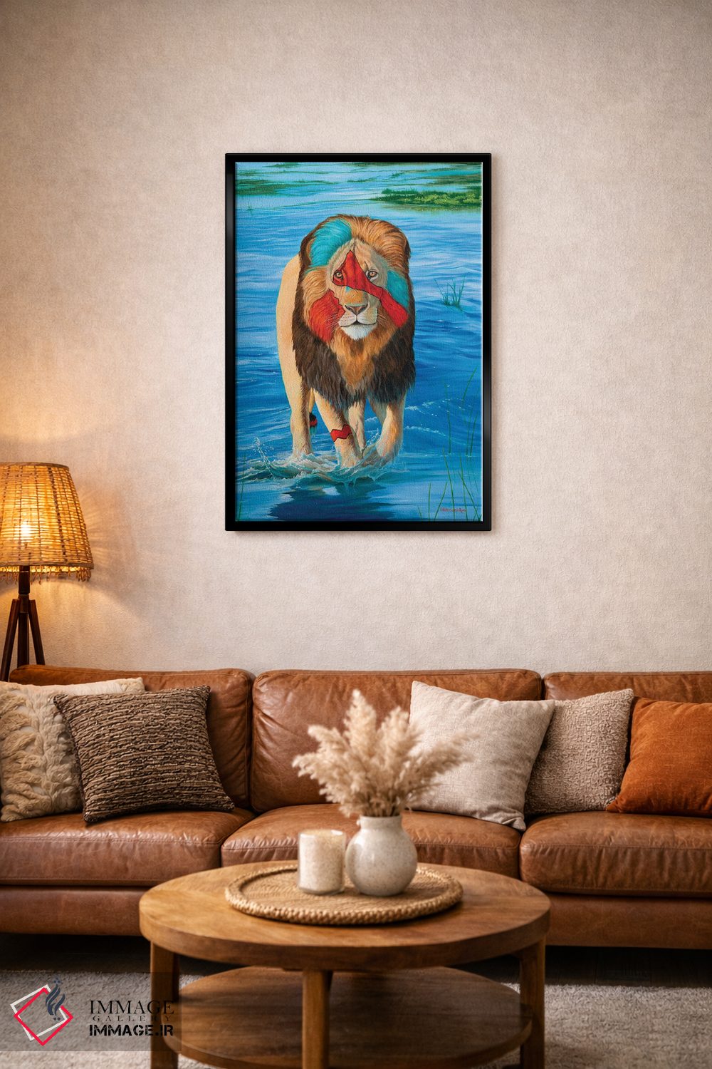 تابلو دکوراتیو رنگ غرور اثر لورا کرتین - D2B