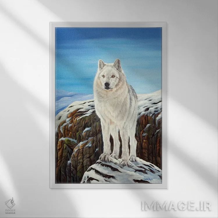 تابلو دکوراتیو پیشاهنگ برتر اثر لورا کرتین - نمای قابدار سفید