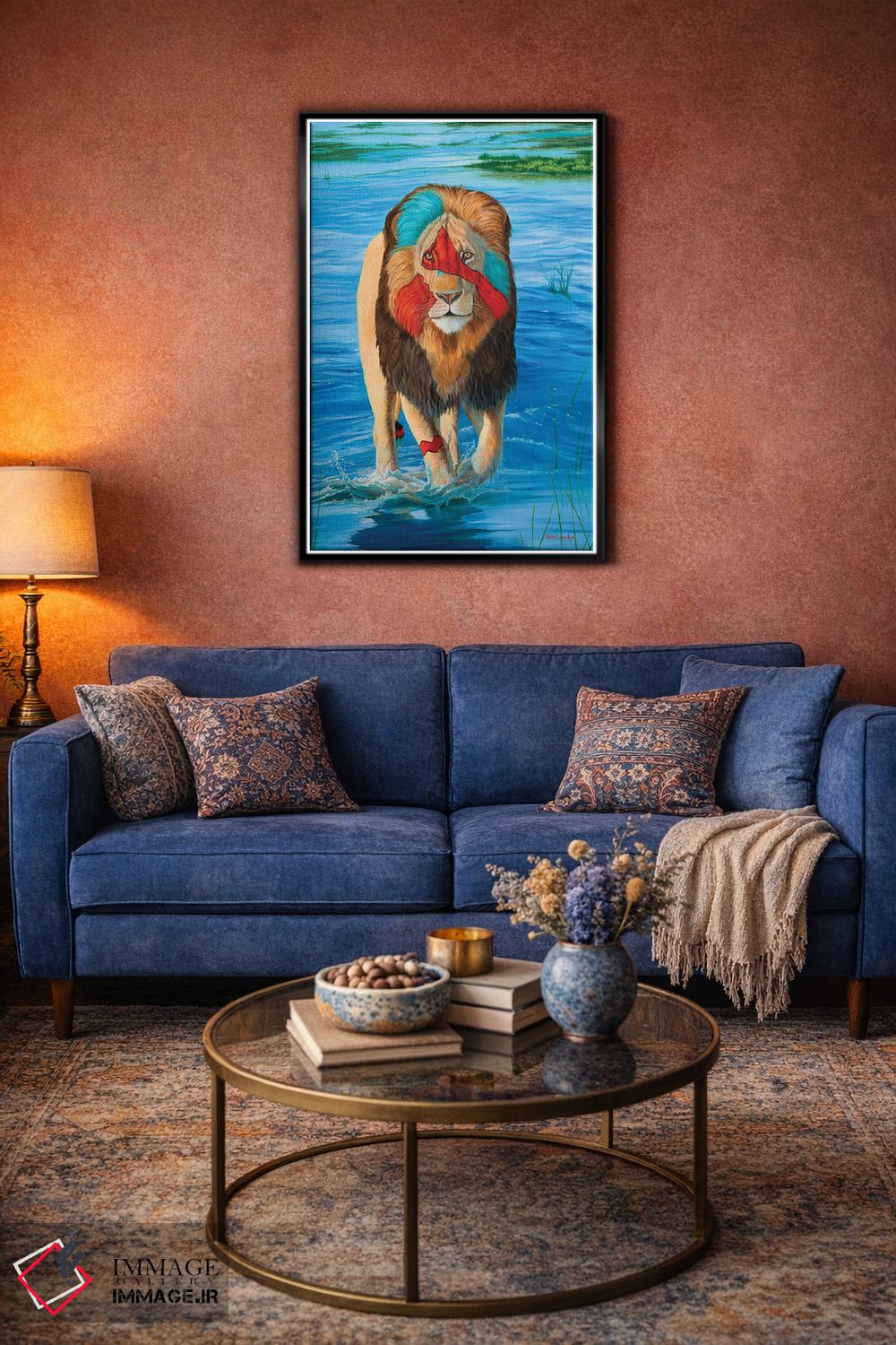 تابلو دکوراتیو رنگ غرور اثر لورا کرتین - D3B