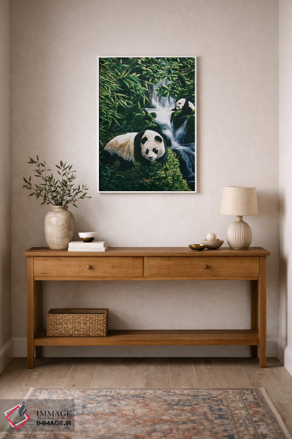 تابلو دکوراتیو دیدار اتفاقی اثر لورا کرتین - D1W