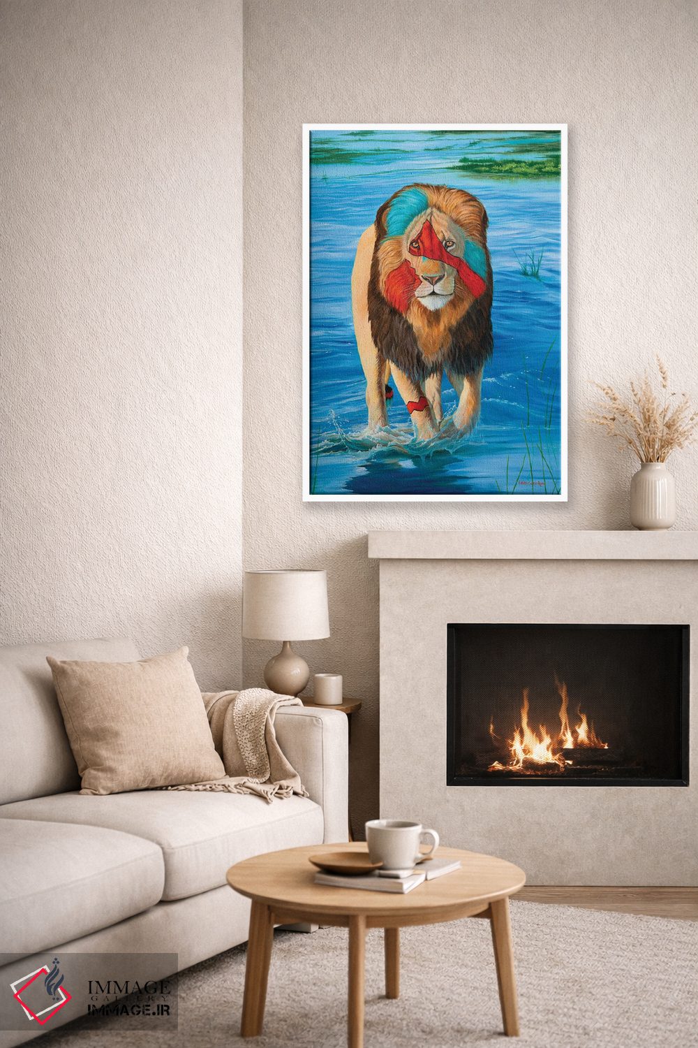 تابلو دکوراتیو رنگ غرور اثر لورا کرتین - D6W