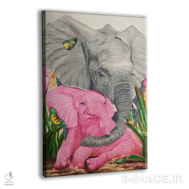 تابلو دکوراتیو عشق لطیف اثر لورا کرتین - نمای پرسپکتیو محصول