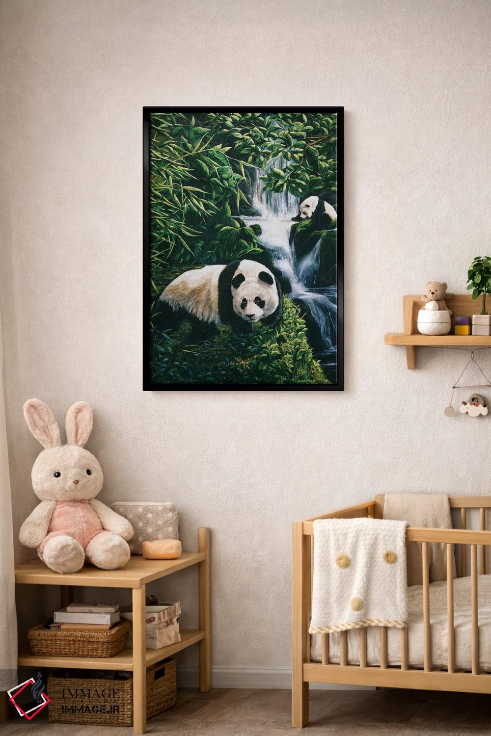 تابلو دکوراتیو دیدار اتفاقی اثر لورا کرتین - D5B