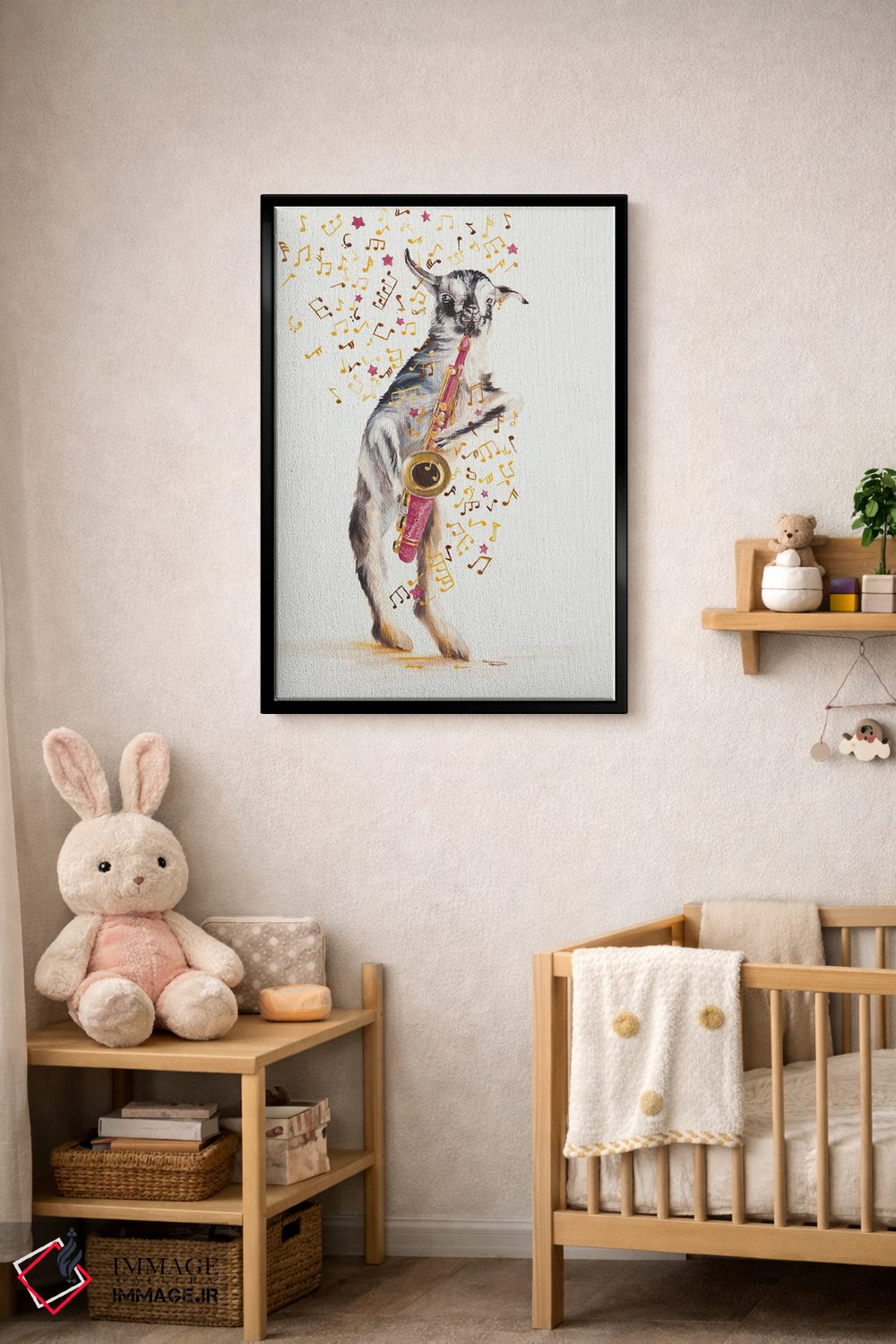 تابلو دکوراتیو ساکسی اثر لورا کرتین - D5B