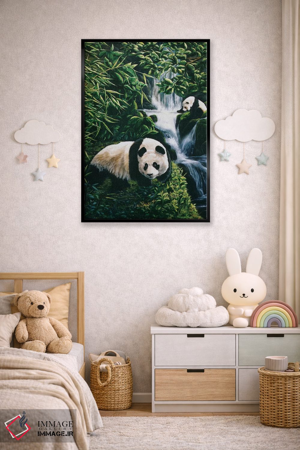 تابلو دکوراتیو دیدار اتفاقی اثر لورا کرتین - D6B