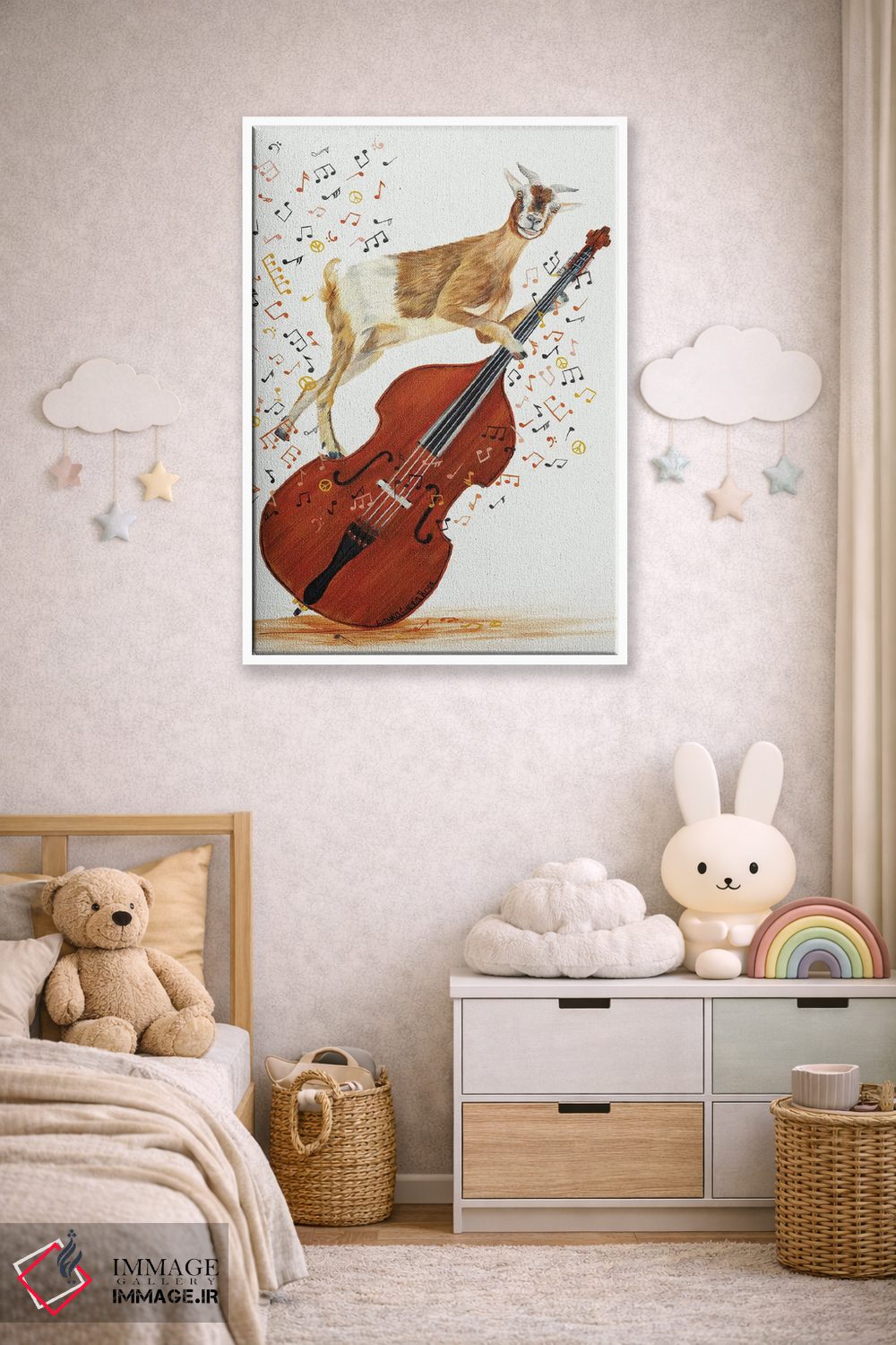 تابلو دکوراتیو تامپر اثر لورا کرتین - D4W