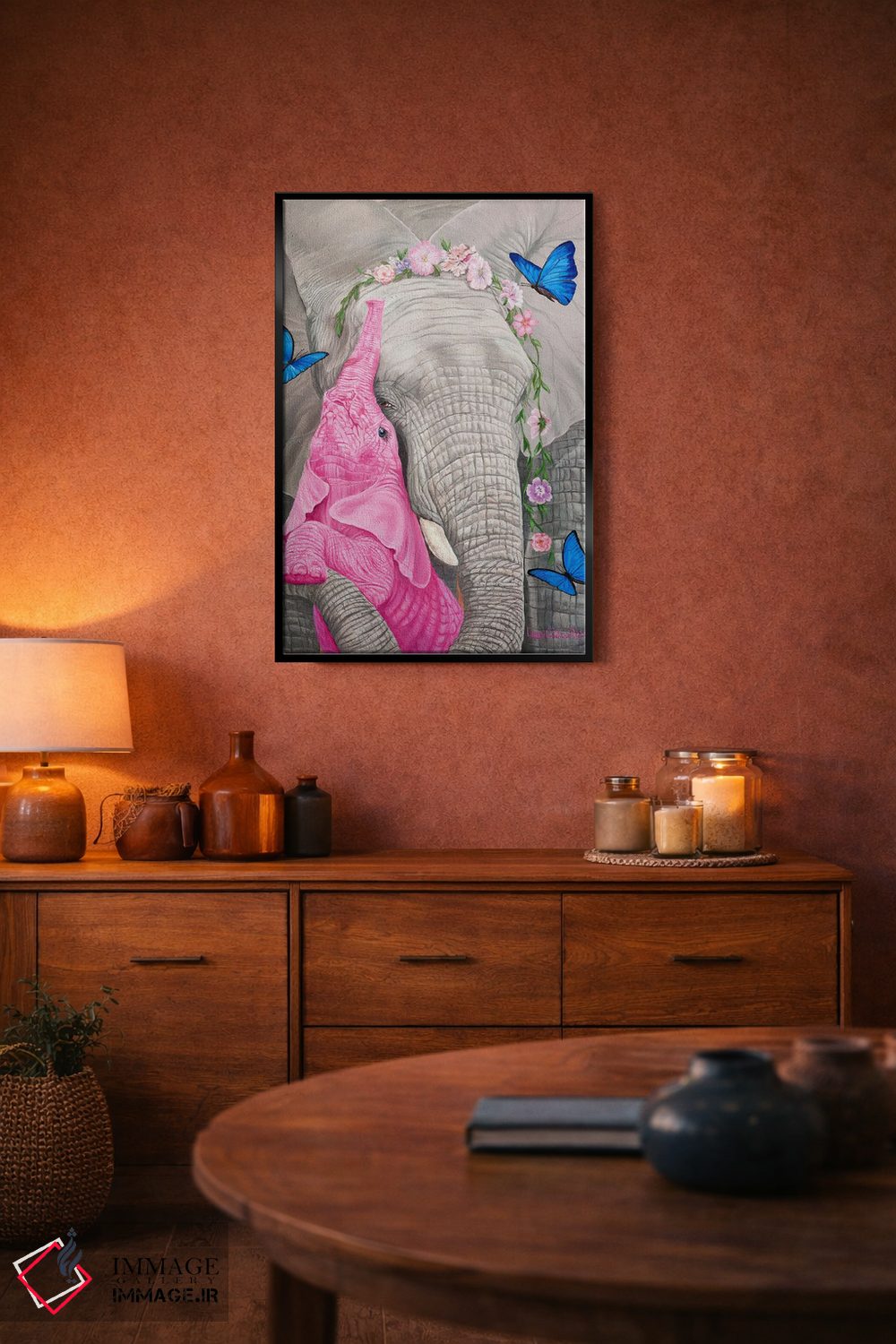 تابلو دکوراتیو عشق مادرانه اثر لورا کرتین - D4B