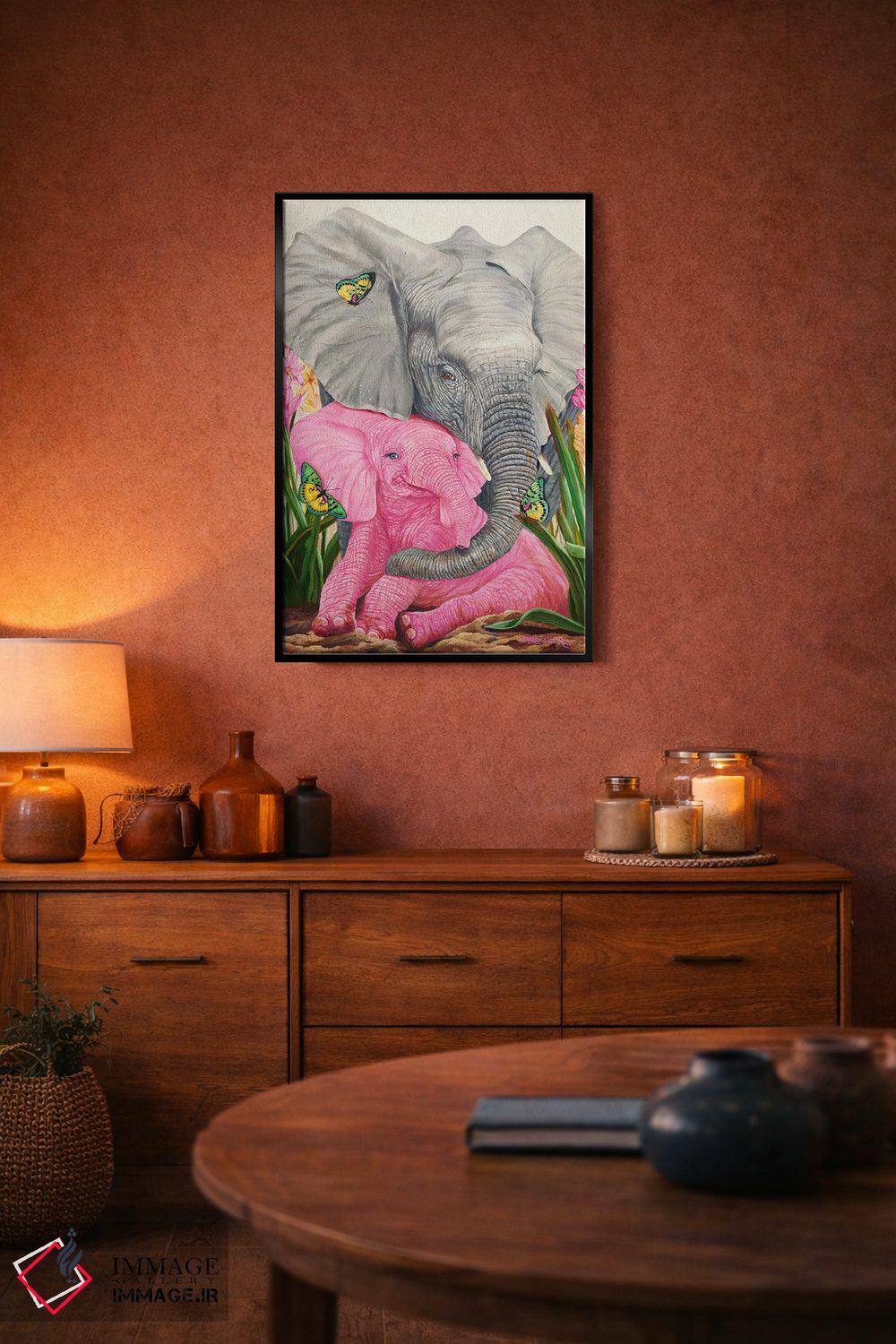 تابلو دکوراتیو عشق لطیف اثر لورا کرتین - D5B