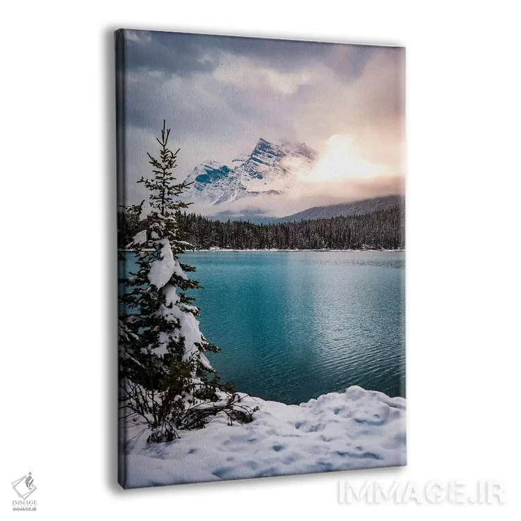 تابلو دکوراتیو سرزمین عجایب زمستانی اثر لوکاس مور - نمای پرسپکتیو محصول