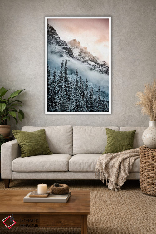 تابلو دکوراتیو گرم و سرد اثر لوکاس مور - D1W