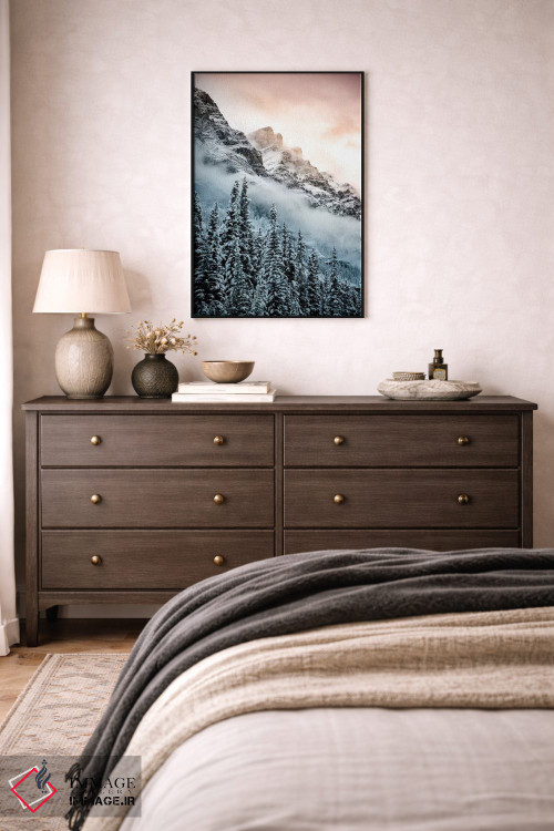 تابلو دکوراتیو گرم و سرد اثر لوکاس مور - D5B