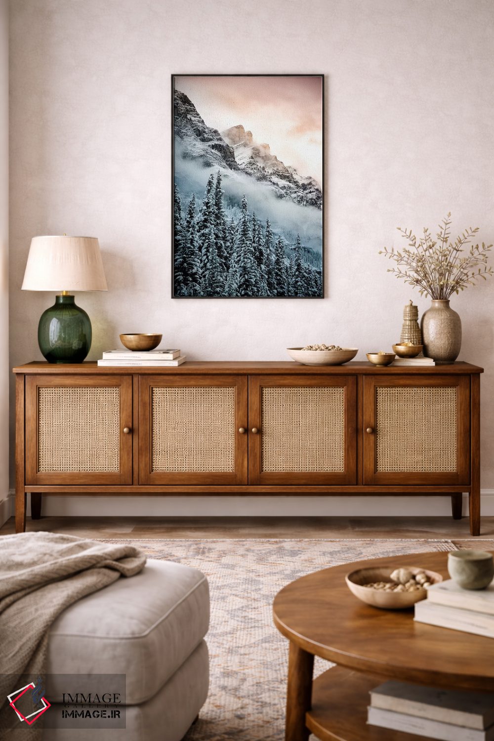 تابلو دکوراتیو گرم و سرد اثر لوکاس مور - D4B