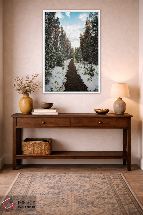 تابلو دکوراتیو مسیر زمستانی اثر لوکاس مور - D2W