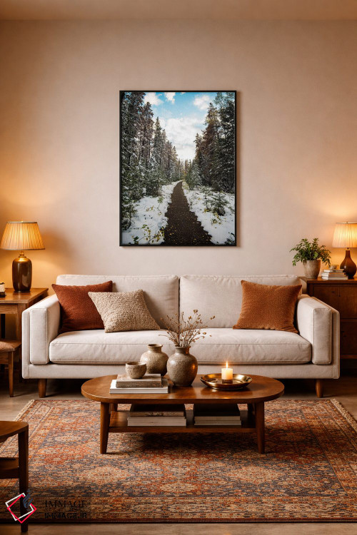 تابلو دکوراتیو مسیر زمستانی اثر لوکاس مور - D3B