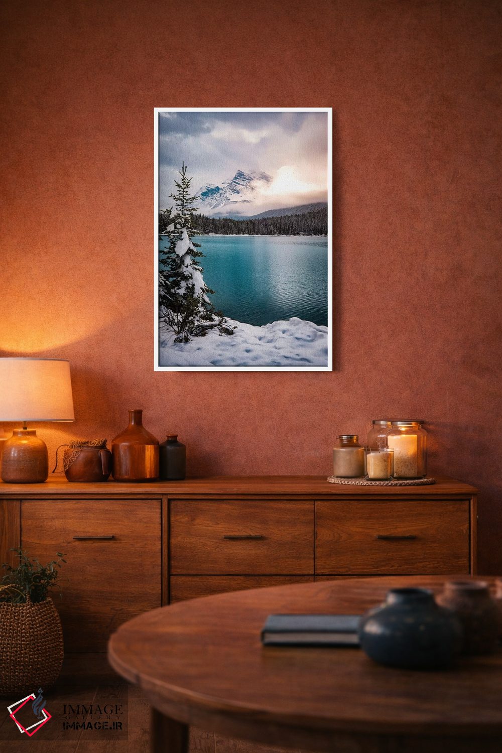 تابلو دکوراتیو سرزمین عجایب زمستانی اثر لوکاس مور - D4W