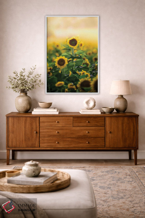 تابلو دکوراتیو گل تنها اثر لوکاس مور - D2W