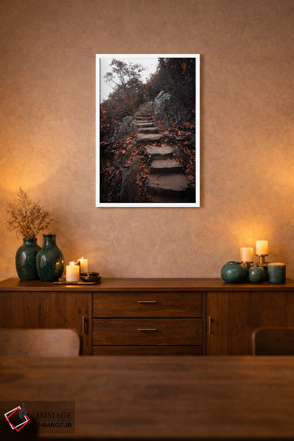 تابلو دکوراتیو مسیر پاییزی اثر لوکاس مور - D1W