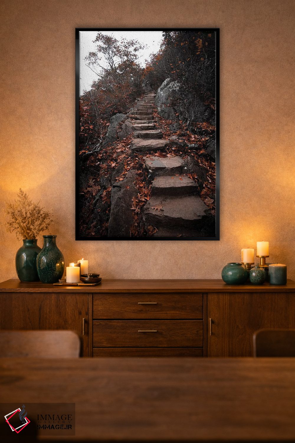 تابلو دکوراتیو مسیر پاییزی اثر لوکاس مور - D2B